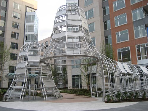 dennis oppenheim wave forms at domus philadelphia